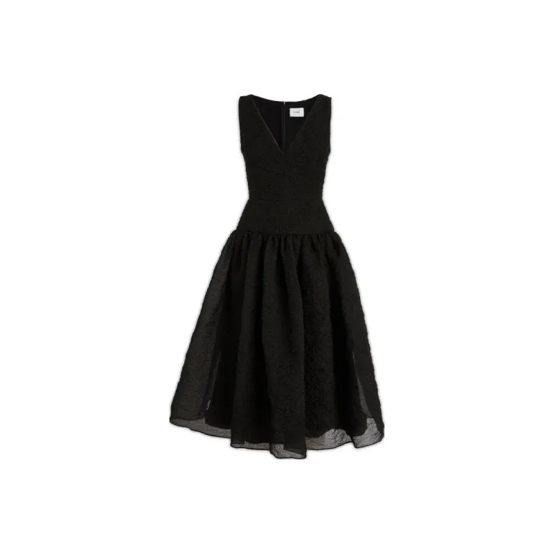 Erdem Crinkled effect Silk Flared Dress-0