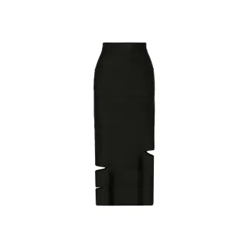 Alexander McQueen Cut out Panelled Pencil Skirt