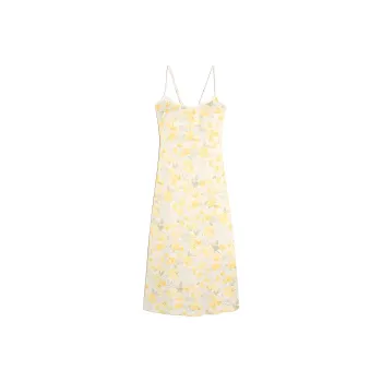 Hollister Slip Dresses Women's Yellow