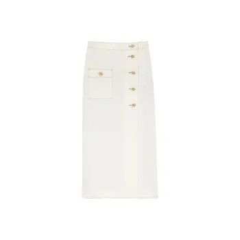 GUCCI Buttoned Pencil Skirt