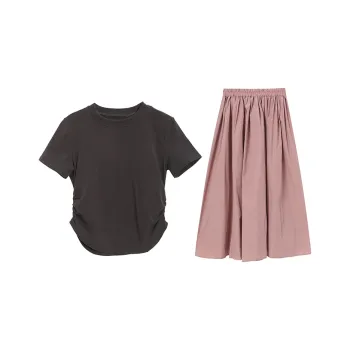TWOPLUMGIRLS Two Piece Skirt Sets Women's