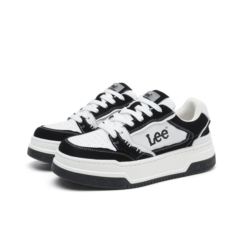 Lee Puffy Shoes Abrasion Resistant Breathable Height Increasing Low Top Skateboard Shoes Men's-1