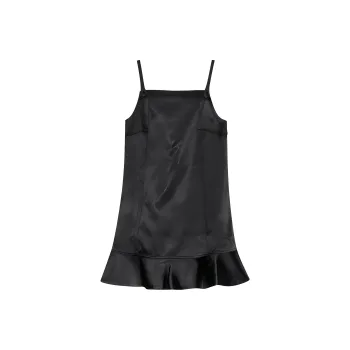GANNI Duchesse Satin Mini Dress