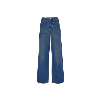 TORY BURCH Wide Leg Denim Jeans