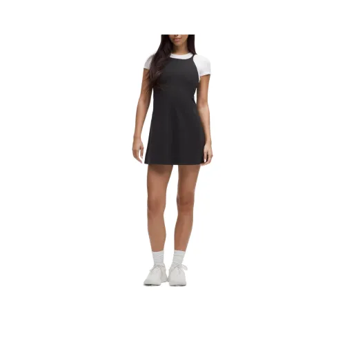 Lululemon Align™Nulu™ High Neck Dress Light Support Slip Dress Women's Black