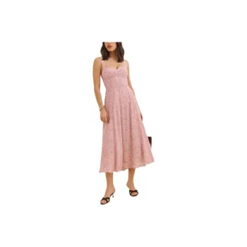 REFORMATION Sleeveless Dress Women's Pink Print