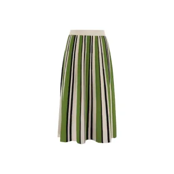 WEEKEND MaxMara SS23 Casual Long Skirt Women's Green