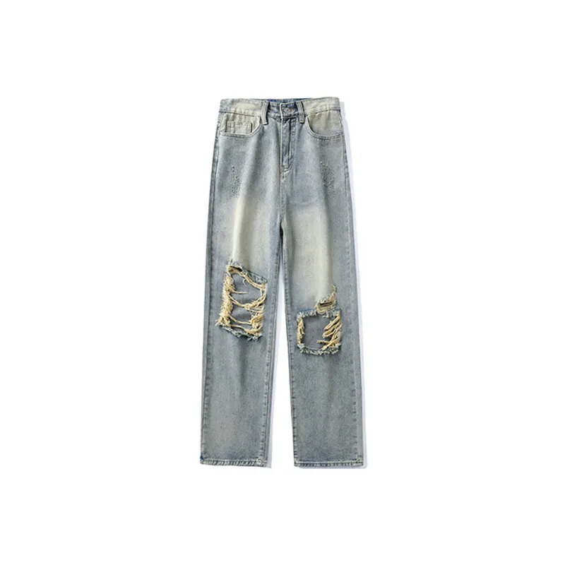 YINLEI Jeans Women's Nostalgic-0