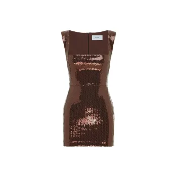 Alex Perry Sleeveless Dress Women's Brown