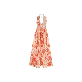 Zimmermann Tranquillity Halterneck Gown