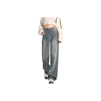 YINLEI Jeans Women's Nostalgic Blue