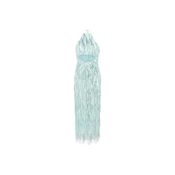 Rotate Halterneck Maxi Dress