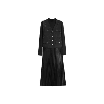 Hang Yi Court Casual Suit Women's Black