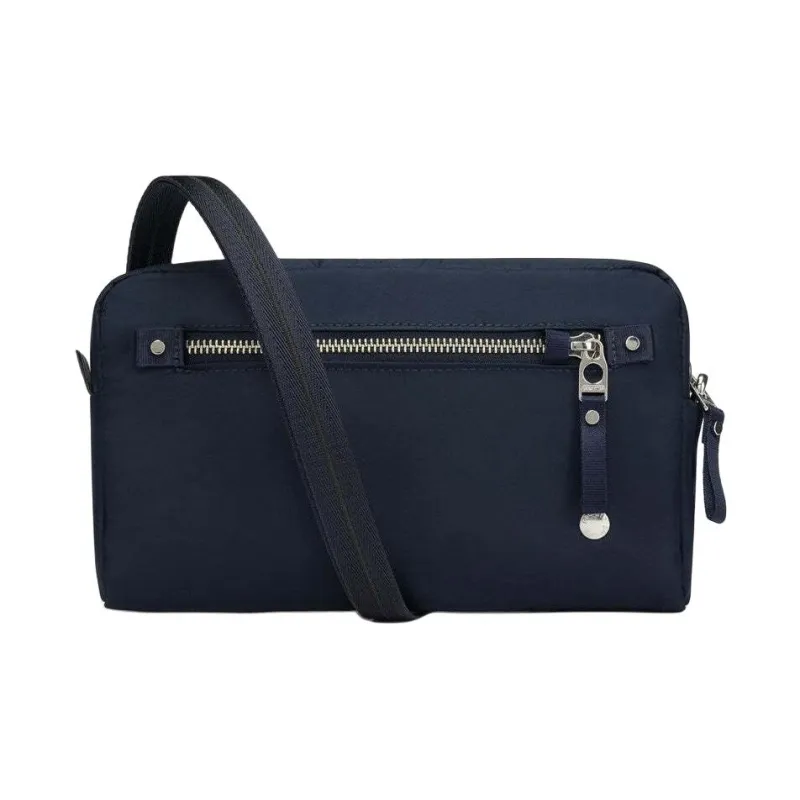 PACSAFE Recycled Material Shoulder Bag Unisex Marine Blue-0