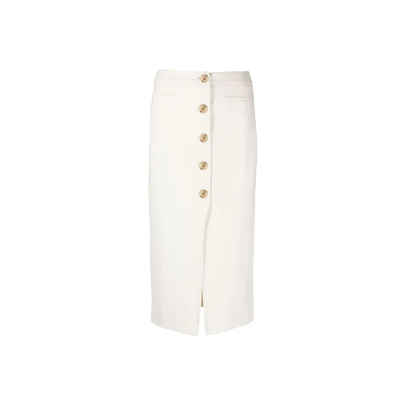 PINKO Casual Long Skirts Women's White-0