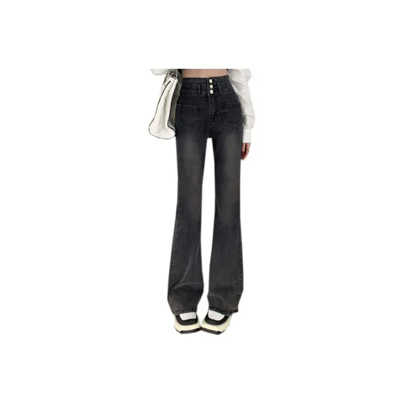 KAISER Jeans Women's Black Gray Color-0