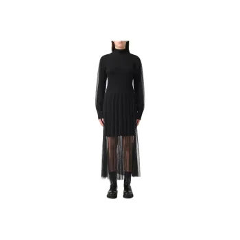 TWINSET MILANO Long-Sleeved Dresses Women's Black
