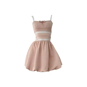 Mu Xiao Xin Slip Dresses Women's Pink