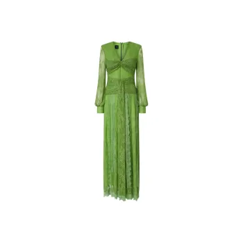 PINKO Lace panelled Gown