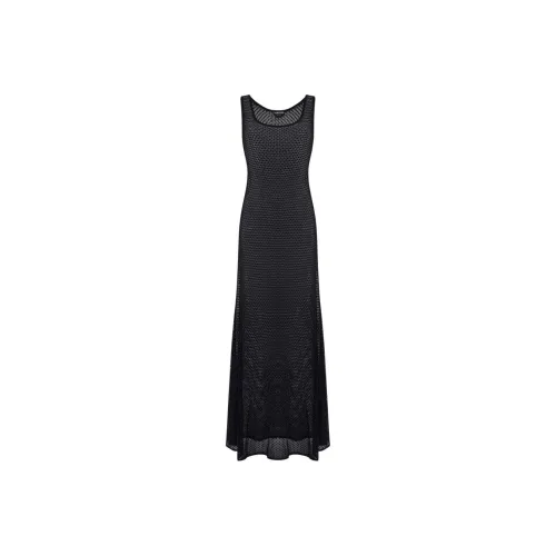 TOM FORD Sleeveless Semi Sheer Maxi Dress