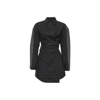 DIESEL D Elphi Den Wrap Shirt Dress