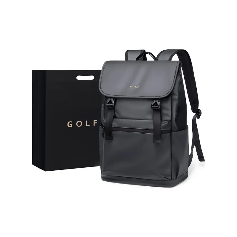 GOLF Water Repellent Fabric Backpack Men's Dusty Black/Elegant Gray-5