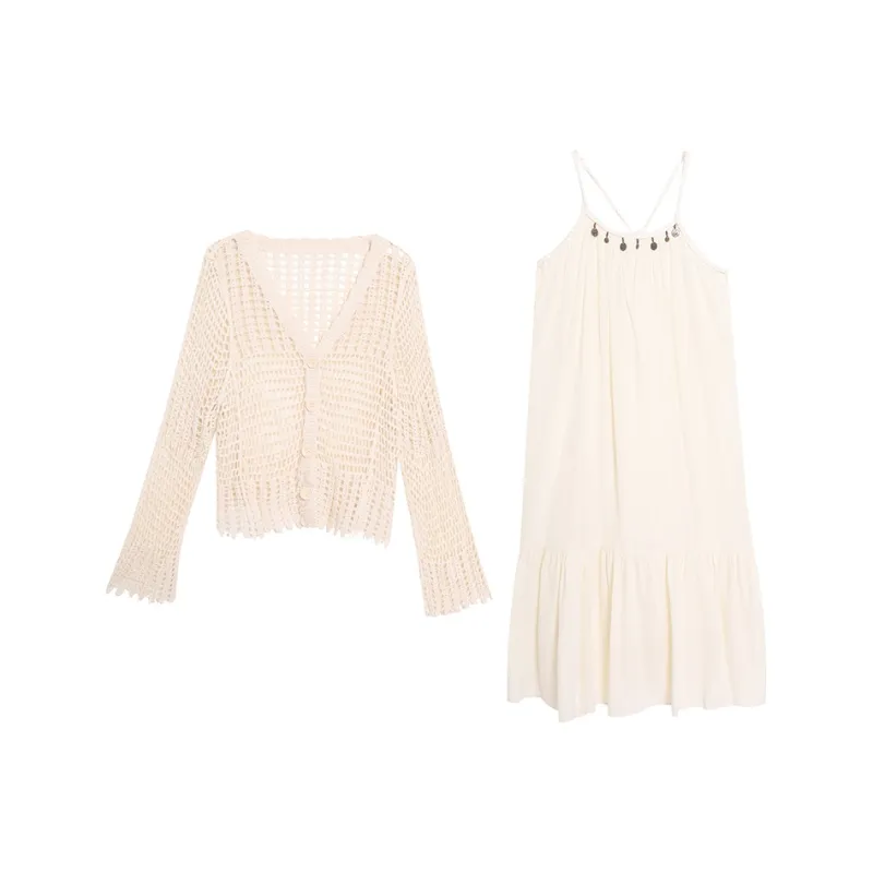 PZHK Two Piece Skirt Sets Women's-0