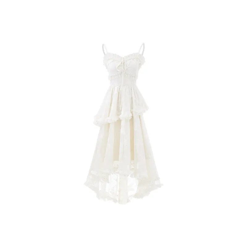 Blovelan Slip Dress Women's White-0