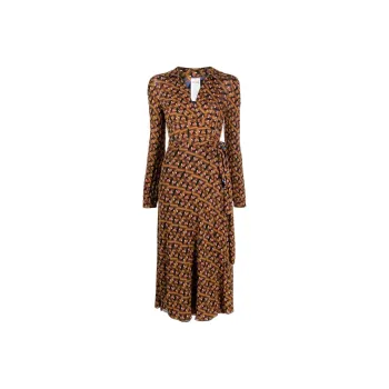 DVF Diane Von Furstenberg Phoenix Geometric-print Reversible Dress