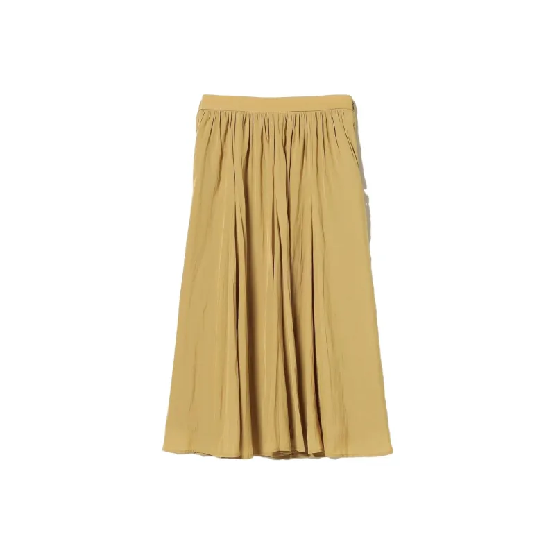 Beams Casual Long Skirts Women's Yellow-0