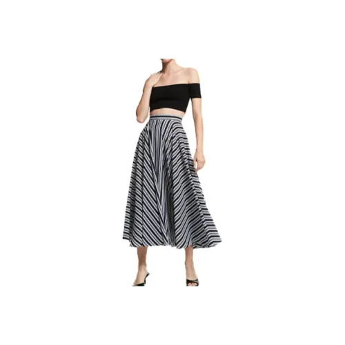 MICHAEL KORS Casual Long Skirts Women's Black/White