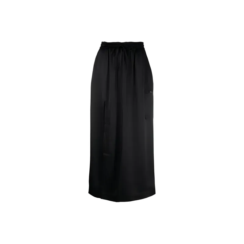Y 3 Casual Long Skirts Women's Black-0