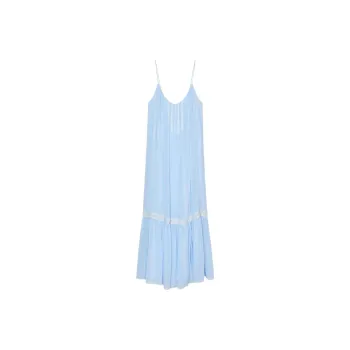 ZARA Slip Dress Women's Sky Blue