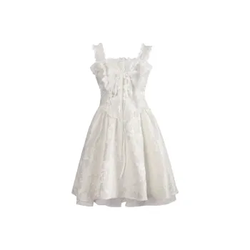 ABCMININ Sleeveless Dress Women's White