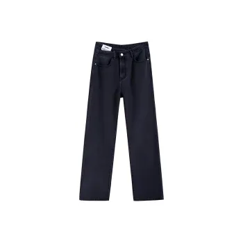 FAWENXIANGZI Jeans Women's Black Gray