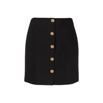 VERSACE VERSACE FW22 Casual Short Skirts Women's Black