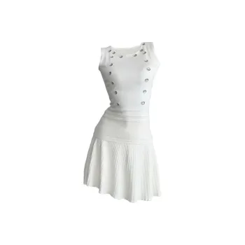 Incolore Sleeveless Dress Women's White Set