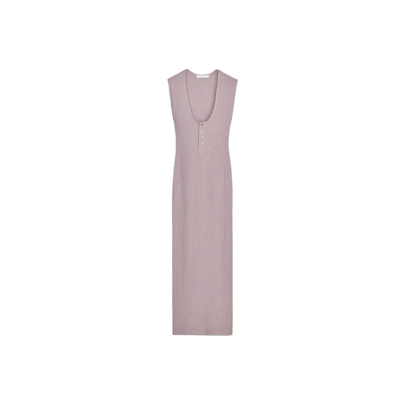 ZARA Sleeveless Dress Women's Light Purple-0