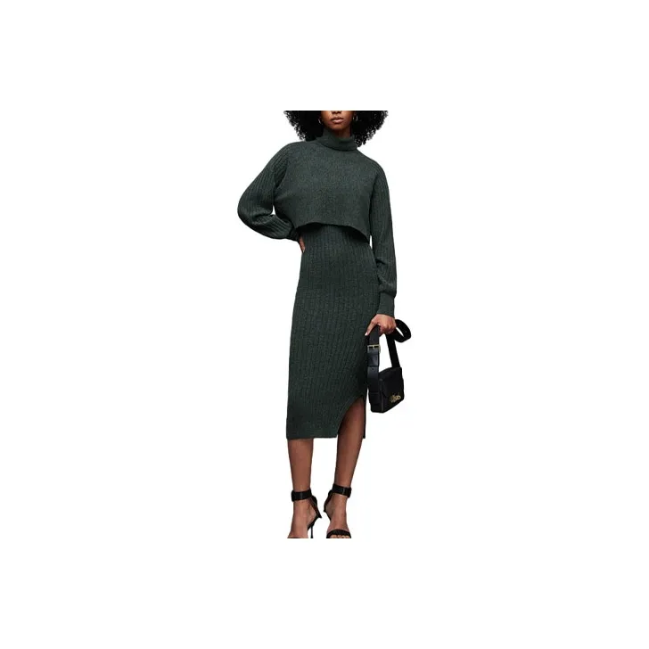 ALLSAINTS Skirt Set Women's Moss Green-0
