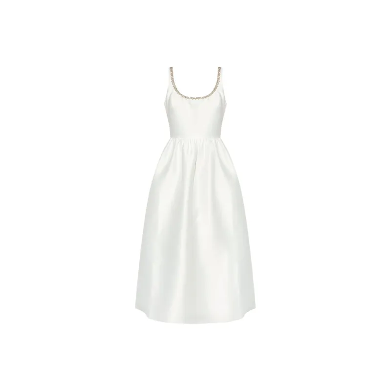 Self portrait Taffeta Midi Dress-0