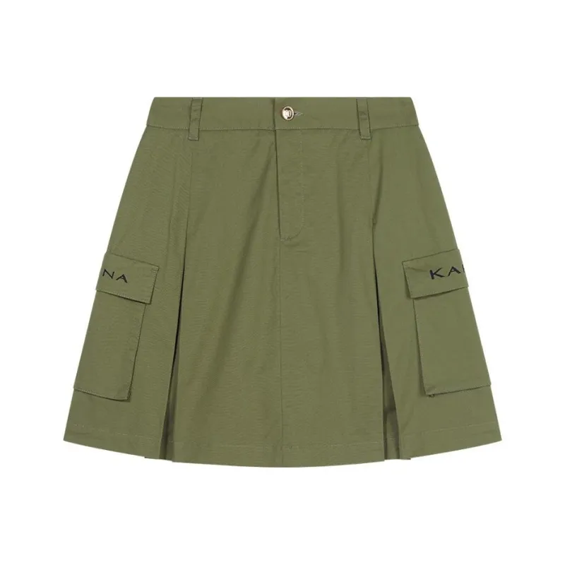 DKNY Casual Short Skirts Women's Olive Green-0