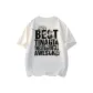 White (Heavyweight and 100% cotton)