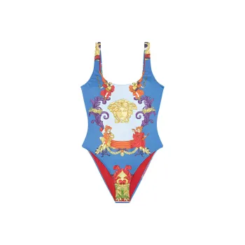 VERSACE Medusa Renaissance One Piece Swimsuit 'Bluette/Multicolor'