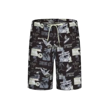 DECATHLON OLAIAN Beach Shorts Men's Black