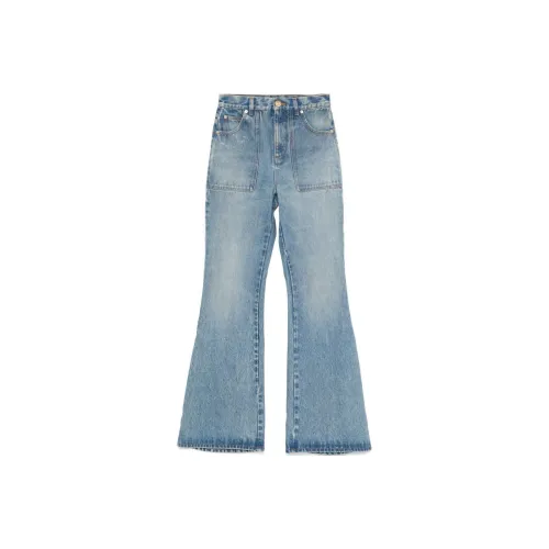 BALMAIN preschool Waisted Flared Denim Jeans