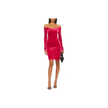 STEVE MADDEN Long Sleeved Dresses Women's Bright Pink