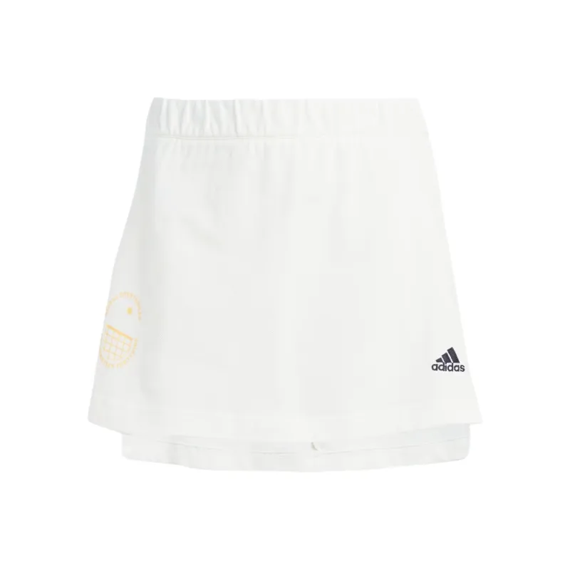 Adidas Sportswear Resort Graphic Skort Casual Short Skirts Women's White-0