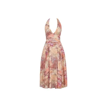 HOUSE OF CB Solada Slip Dress Women's Paisley/Cashew Nut Pattern