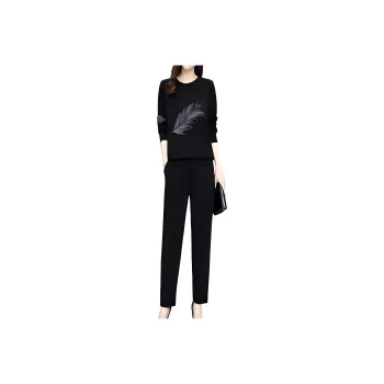 Mapping Casual Suit Women's Black