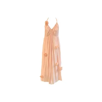 HUINIAN Slip Dresses Women's Pink